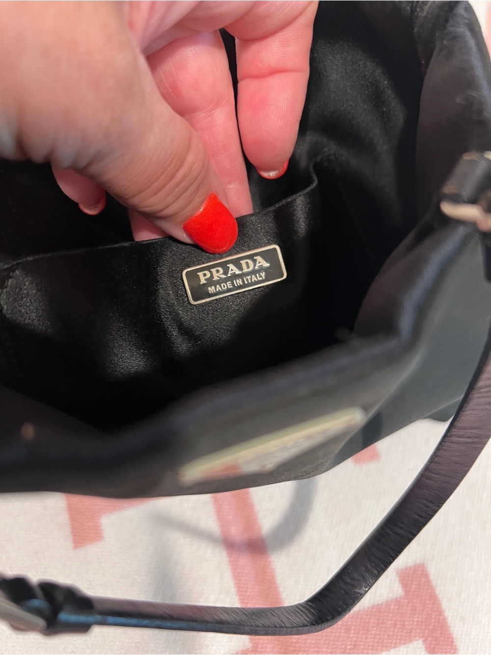 Prada⭐️Black Nylon Mini Bag!⭐️rare in excellent condition! Offers welcome! - Picture 16 of 16